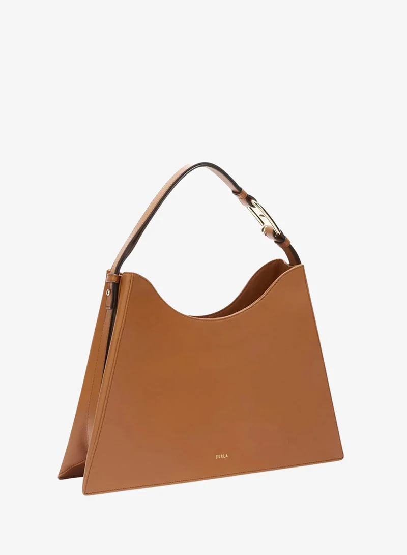 Furla Nuvola Brown Hobo Bag - Large
