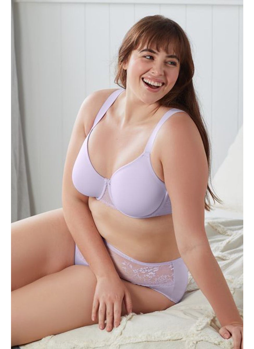 Tchibo Women Non Padded Underwired Bra, Lavender  - Image 1
