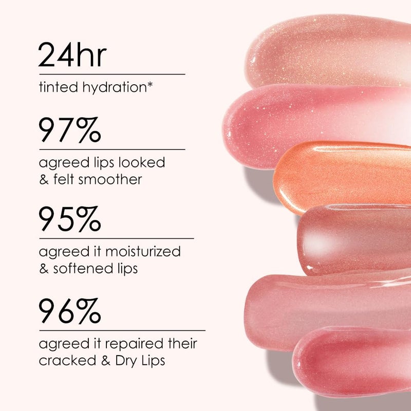 CATKIN Tinted Lip Balm Glitter Lip Stain Ultra Hydrating Lip Moistrurizer Lip Care with Vitamin E Nourishing For Cracked & Dry Lips 0.12 oz C14 Unicorn - Plum - Image 3
