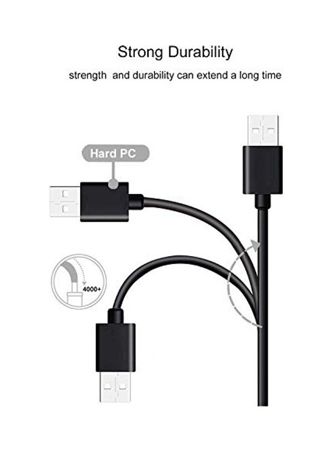 Type USB C AC Power Supply Adapter Fast Charging Cable Black - Image 4