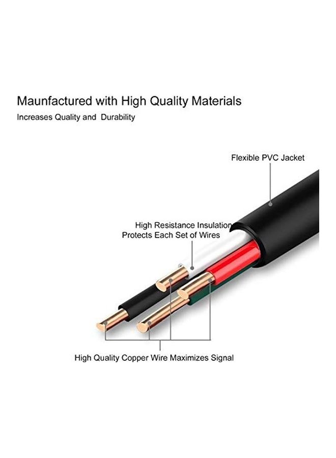 Type USB C AC Power Supply Adapter Fast Charging Cable Black - Image 3