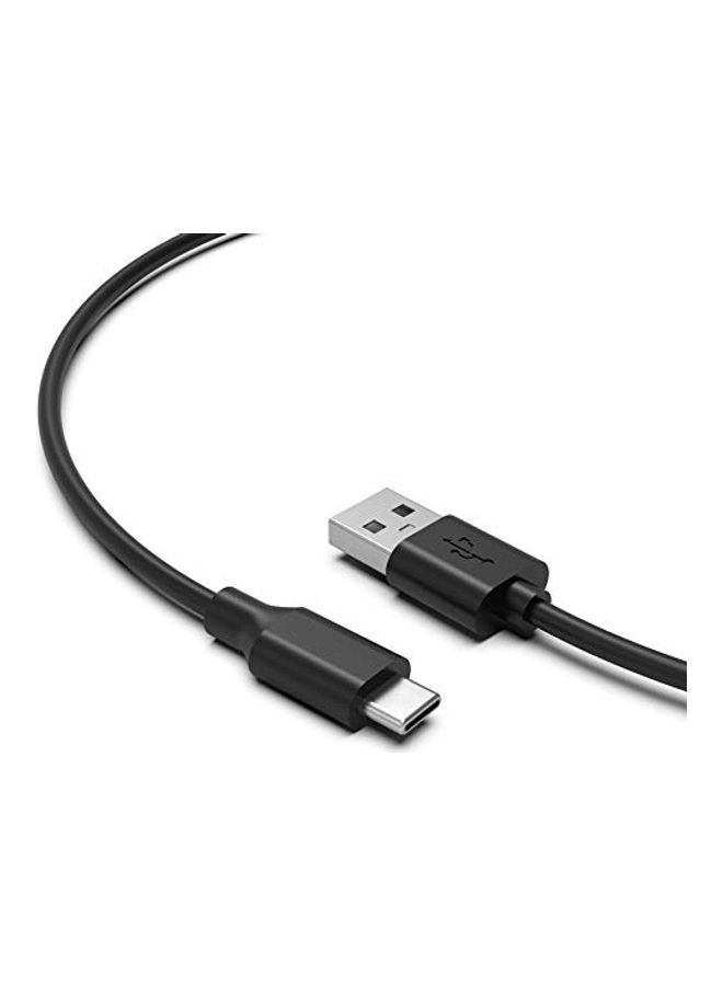 Type USB C AC Power Supply Adapter Fast Charging Cable Black - Image 1