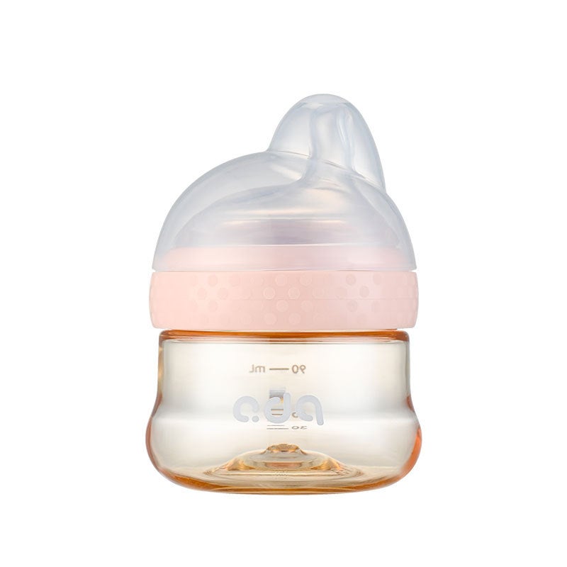 Aidoqi newborn baby wide-caliber glass bottle anti-choking anti-flatulence PPSU bottle baby bottle 90ml(PPSU-Powder -90ml) - Image 1
