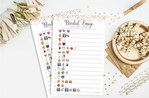 All-Ewired-Up Bridal Shower Emoji Picture Game (50-sheets) - Image 5