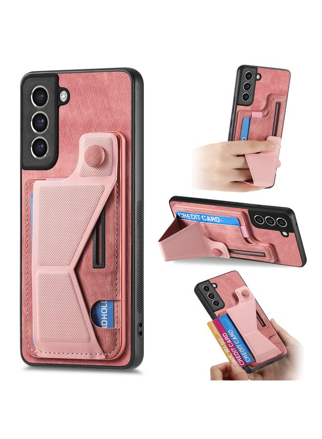 S-TOP Case For Samsung Galaxy S21 FE 5G II K-shaped Slide Holder Card Slot Phone Case - Image 1