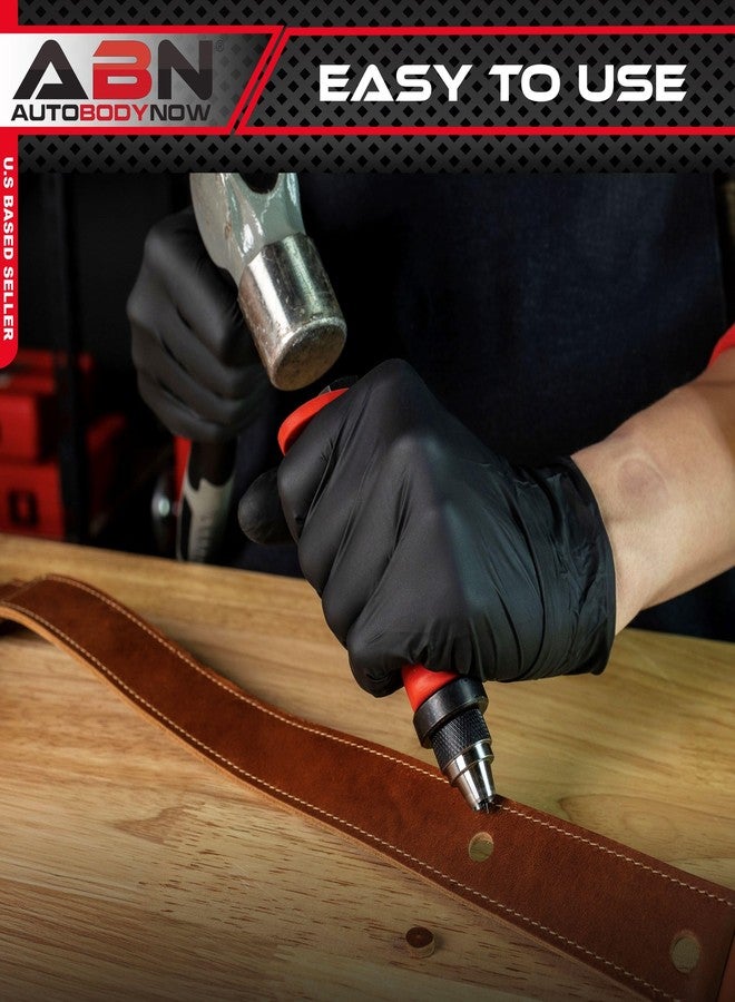 ABN Hollow Punch Kit Leather Punches Tools Hole Punch Set Gasket Punch Set Gasket Cutter 3/16 to 1-3/8in (5-35mm) - Image 4