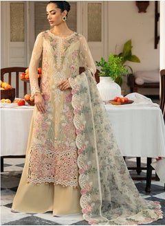 Sky cashmere Dastak Chiffon Stitched Dress  - Image 1