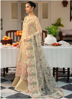 Sky cashmere Dastak Chiffon Stitched Dress  - Image 4