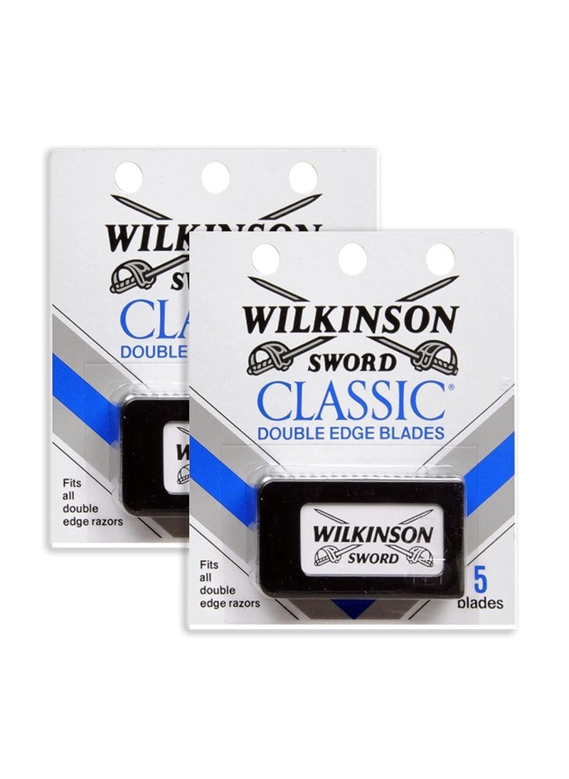 WILKINSON - Wilkinson Sword Classic Double Edge Razor Blades- (Pack of Two) - Image 1