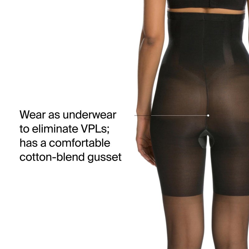 Spanx Women's Higher Power Capri, Black, D - Image 4