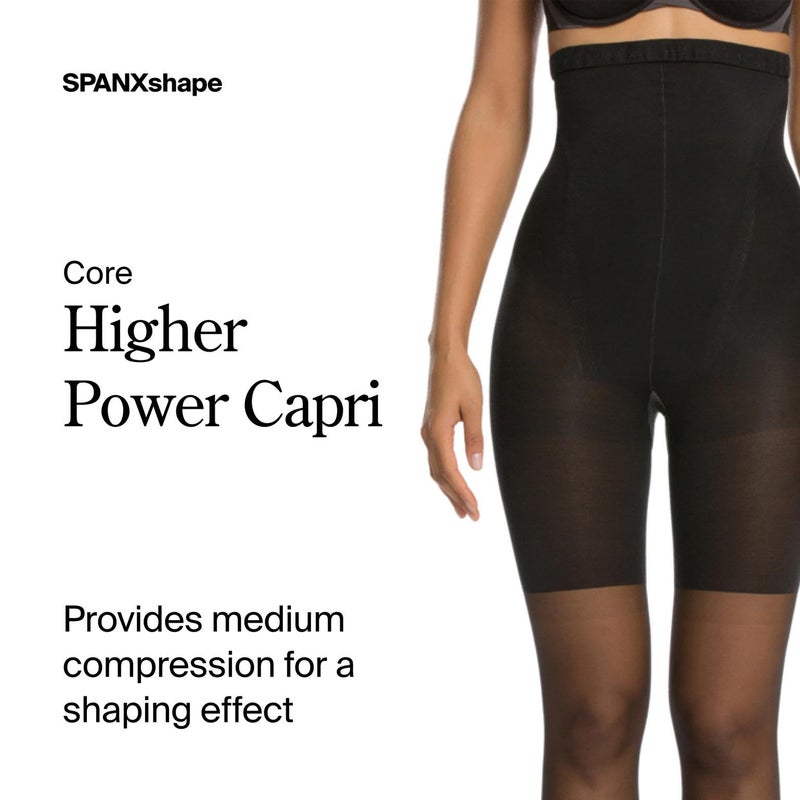 Spanx Women's Higher Power Capri, Black, D - Image 2