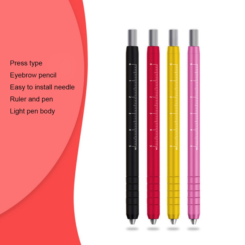 Eyebrow Manual Pen Embroidery Tattoo Machine Permanent Makeup Manual Handheld Metal Makeup Tool - Image 2