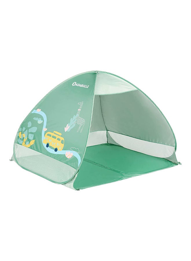 Badabulle Anti-UV High Sun Protection Baby Tent,  SPF 50+ For Toddlers, Pop-Up System - Green - Image 1