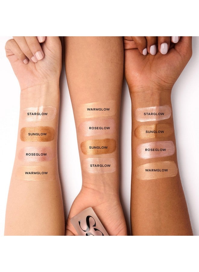 Saie Mini Glowy Super Gel Lightweight Illuminator - Luminizer + Makeup Primer for Glowing Skin - Enriched with Vitamin C + Hydrating Squalane Oil - Sunglow (0.5 oz) - Image 5