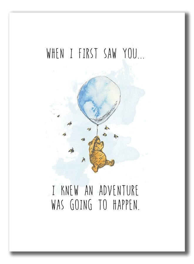 BigWig Prints Winnie the Pooh Wall Art - Classic Winnie the Pooh Nursery Decor, Friendship Quotes, Wall Art Decor Photos Bedroom Playroom, Quotes Prints, Inspirational Sayings -Unframed 4 Pack (8x10) - Image 5
