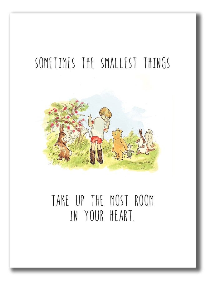 BigWig Prints Winnie the Pooh Wall Art - Classic Winnie the Pooh Nursery Decor, Friendship Quotes, Wall Art Decor Photos Bedroom Playroom, Quotes Prints, Inspirational Sayings -Unframed 4 Pack (8x10) - Image 4