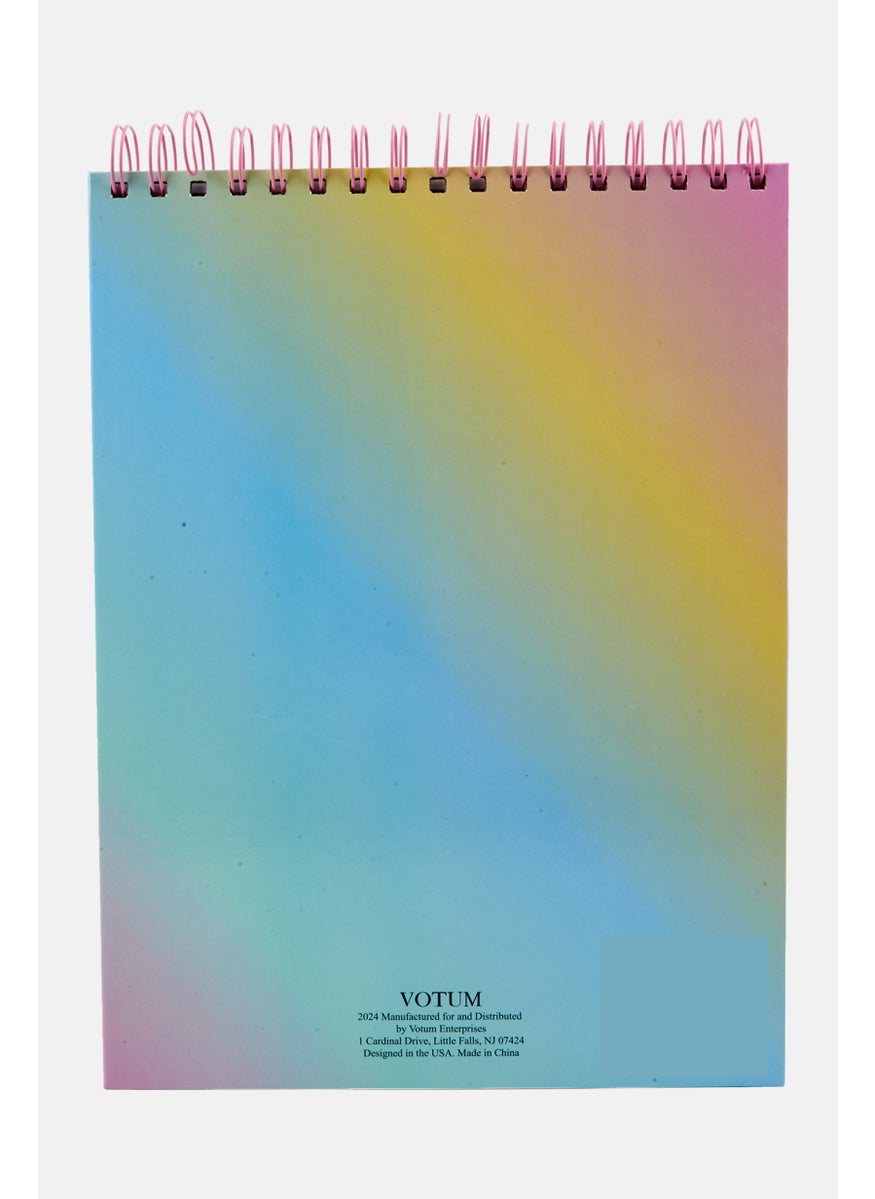 VOTUM Smiley Sketchbook Set With Gel Pens And Stickers, Blue  - Image 2