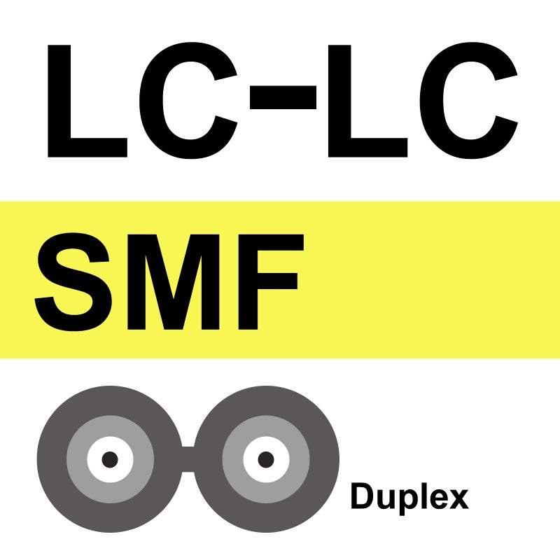 10Gtek Fiber Patch Cable - LC to LC OS2 10Gb/Gigabit Singlemode Jumper Duplex 9/125 LSZH Fiber Optic Cord for SMF SFP Transceiver, Yellow, 2-Meter(6.6-ft) - Image 5