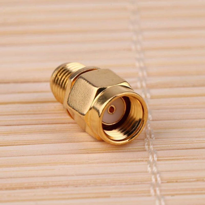 TengKo Coaxial Coax Adapter SMA Female to RP-SMA Male Jack Adapter SMA Male Plug to SMA Female Connector for WiFi Antenna Repeaters Radio Signal Extension Cable - Image 2