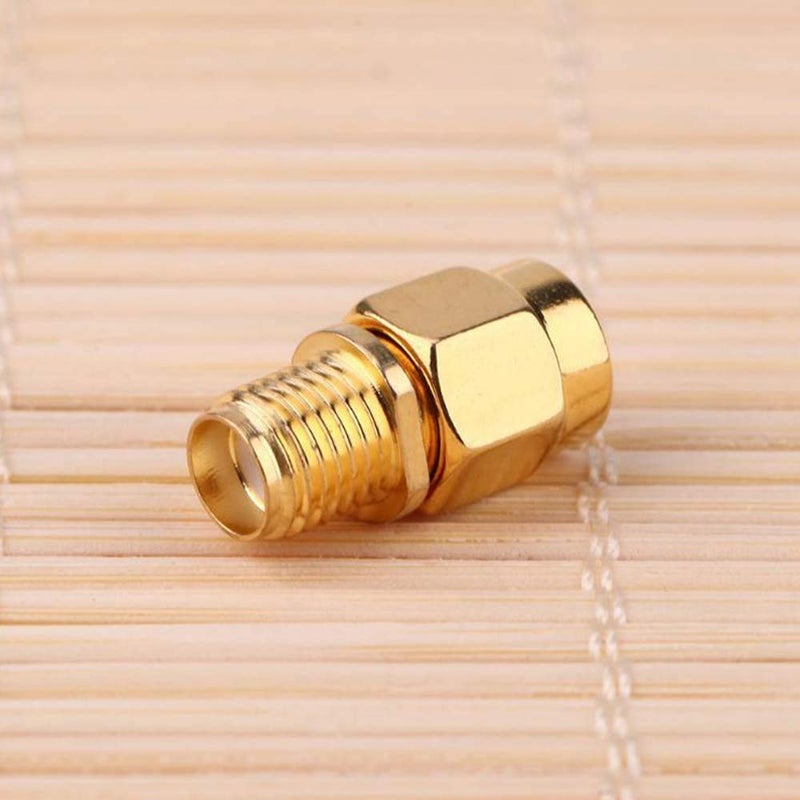 TengKo Coaxial Coax Adapter SMA Female to RP-SMA Male Jack Adapter SMA Male Plug to SMA Female Connector for WiFi Antenna Repeaters Radio Signal Extension Cable - Image 3