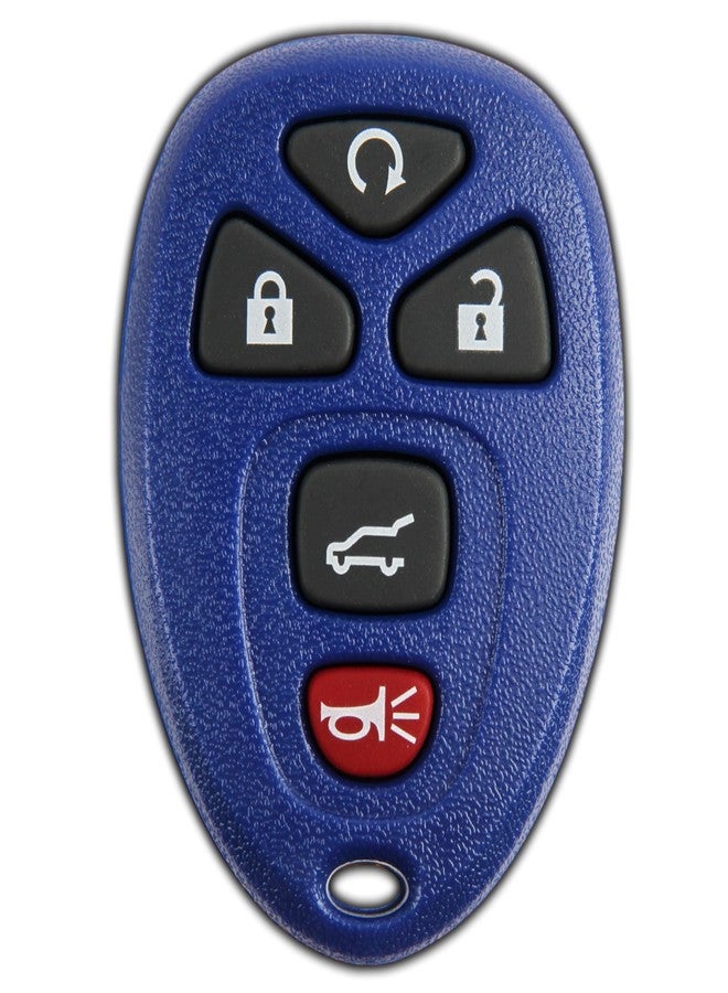 KeylessOption Key Fob Replacement for 2007 2008 2009 2010 2011 2012 2013 2014 2015 2016 2017 Buick Cadillac Chevrolet Chevy GMC Saturn Remote, 5-Button 15913415, Locksmith Required 2011+ - Image 1