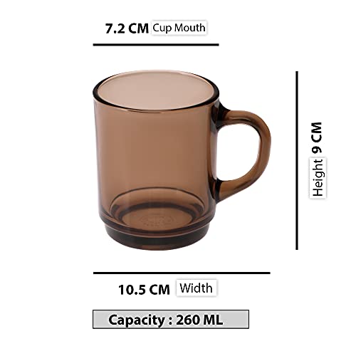 Duralex Versailles Creole Mug 260 ML 6 Pcs (4020CR/6), Medium - Image 5