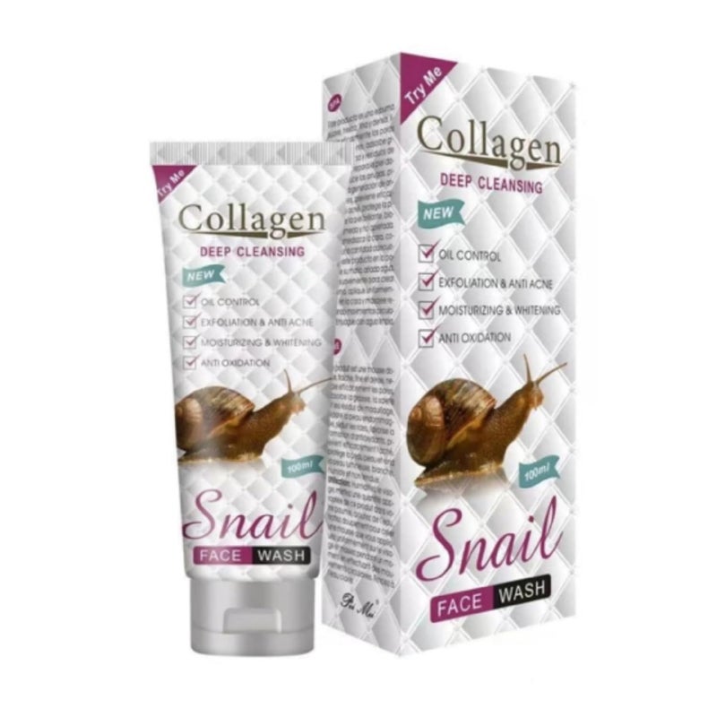 HANI PO Pei mei Collagen Snail Deep Cleansing Face Wash face wash for women men deep cleansing face wash 100ml Pack of 1Natural Moisturizing for women Natural cleansing for women girl men adults Cream for women girls facial cream body cream for women girls - Image 1