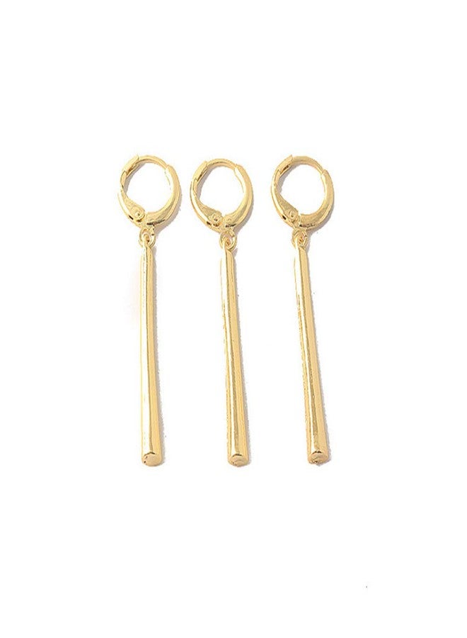 RAINDEWLL Zoro Earrings Roronoa Zoro Cosplay Earrings 3pcs Pin on Anime Earrings (gold-pin) - Image 1