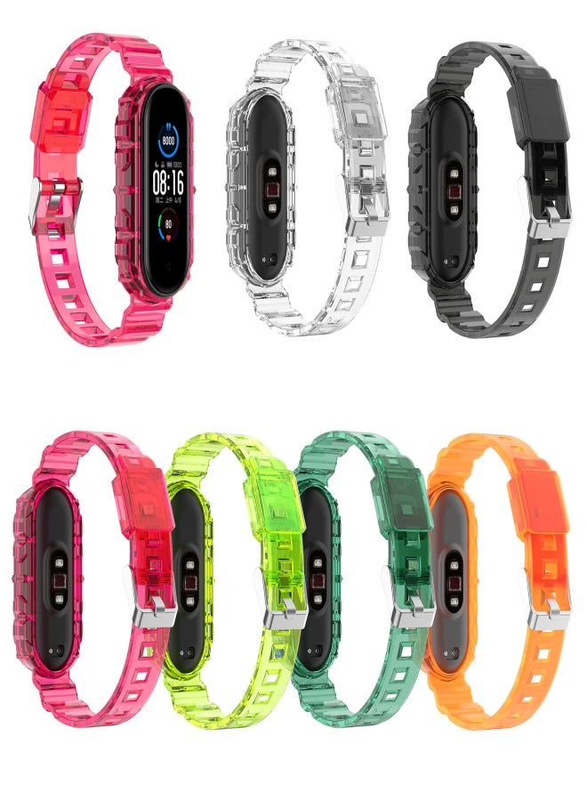 Smart Band Strap for Xiaomi Mi Band 5/6 Smart Bracelet Transparent Strap for Mi 5 6 Sports Wristband - Image 4