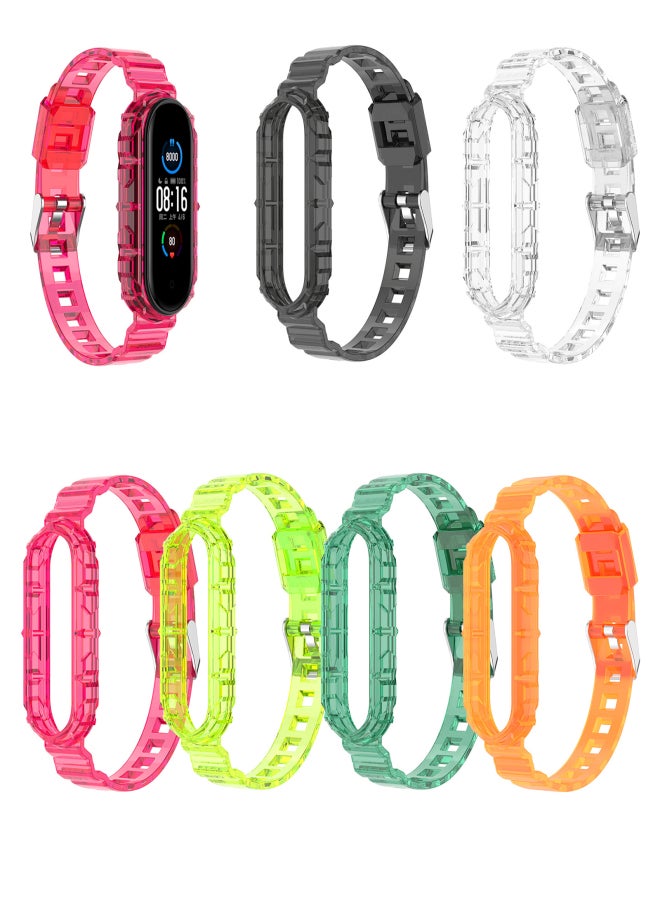 Smart Band Strap for Xiaomi Mi Band 5/6 Smart Bracelet Transparent Strap for Mi 5 6 Sports Wristband - Image 3
