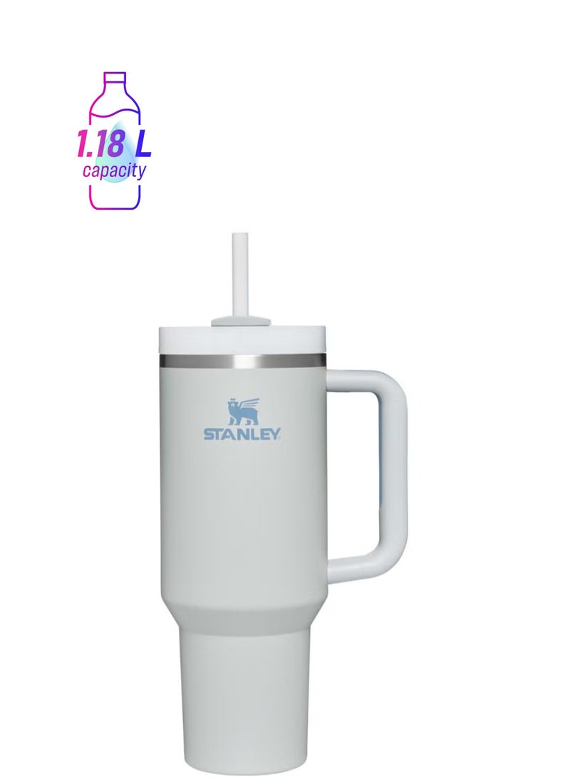 Stanley Quencher H2.0 FlowState Stainless Steel Vacuum Insulated Tumbler with Lid and Straw for Water, Iced Tea or Coffee, Smoothie and More, 40 oz  - Image 1