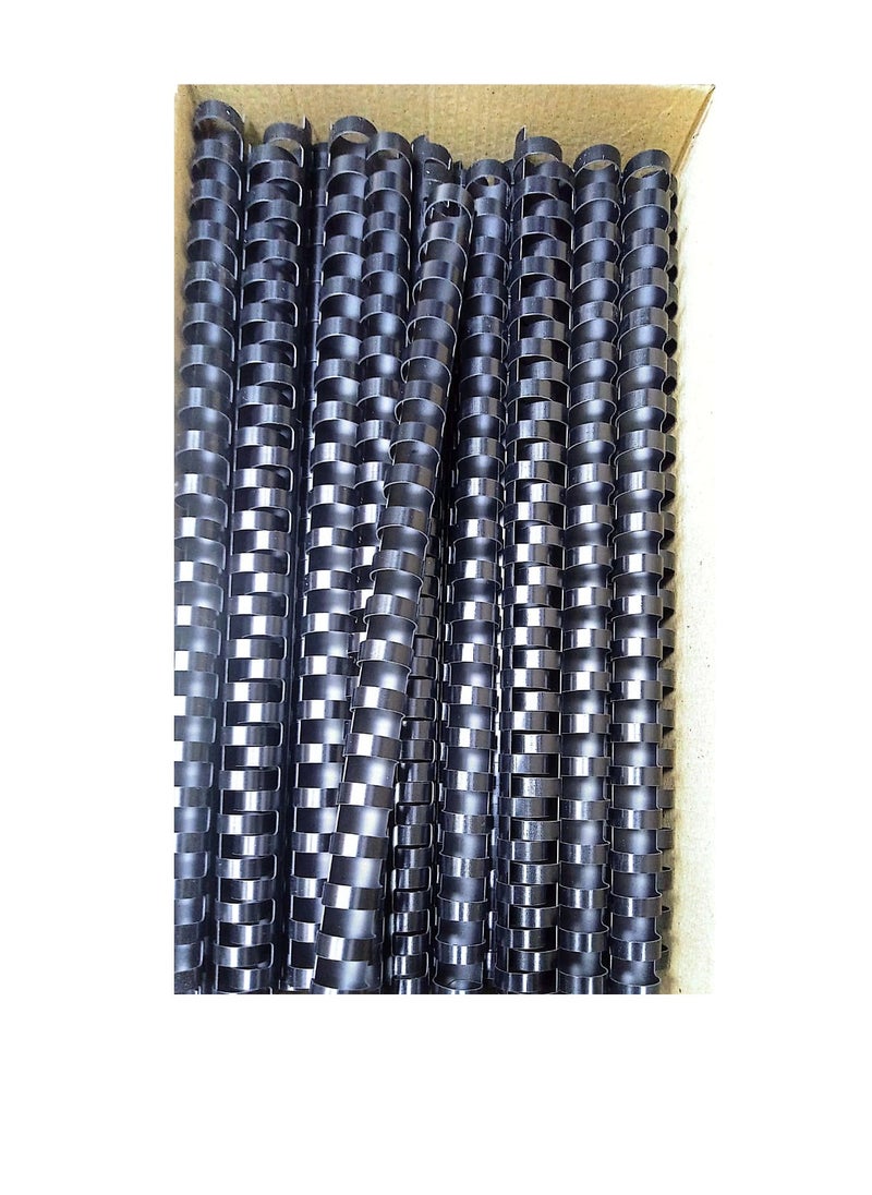 SUPER DEAL 50-Piece Binding Combs 35mm Black  - Image 2