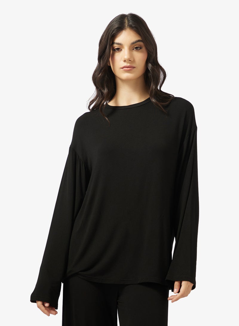 Ginger Soft Touch Relaxed Fit & Pant Loungewear Set - Image 3