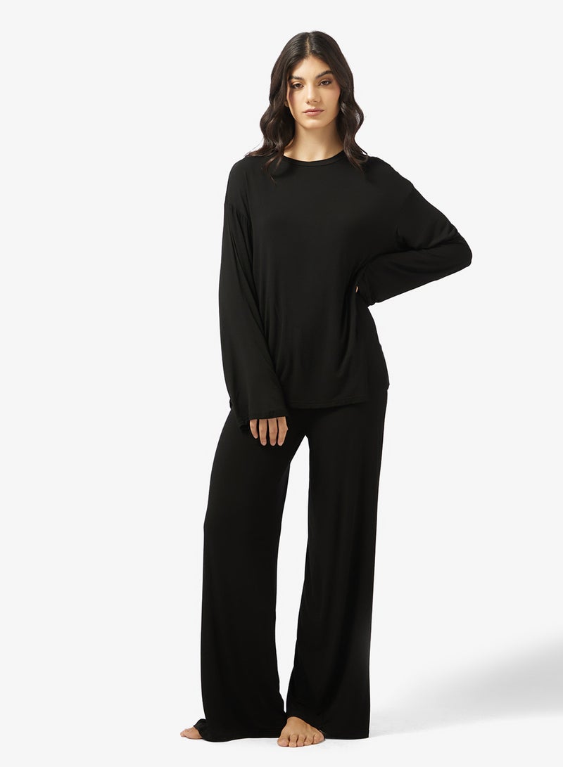 Ginger Soft Touch Relaxed Fit & Pant Loungewear Set - Image 1