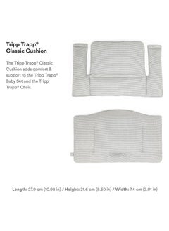 STOKKE Tripp Trapp Classic Cushion For Tripp Trapp High Chair, Nordic Grey  - Image 3