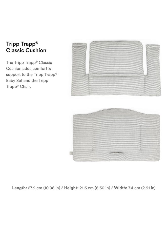 STOKKE Tripp Trapp Classic Cushion For Tripp Trapp High Chair, Nordic Grey  - Image 3