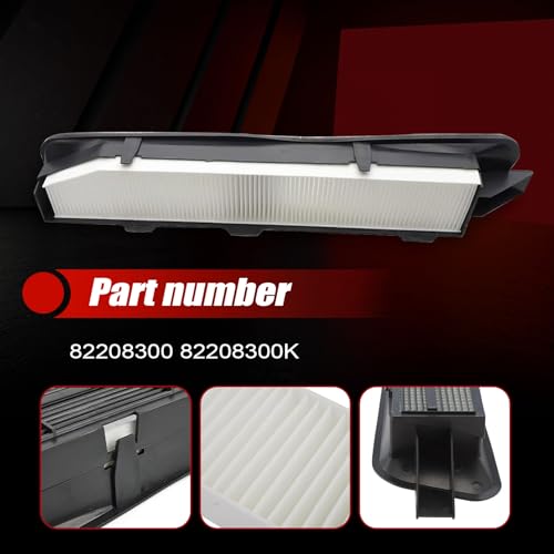 FZJDSD BLACK Cabin Air Housing and Filter Kit Compatible with Jeep Grand Cherokee 1999-2010# 82208300 82208300K ACC Cabin Filter Set Particulate Filter - Image 4