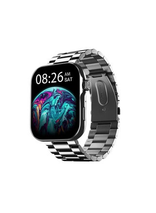 Noise ColorFit Ultra 3 Bluetooth Calling Smart Watch with Biggest 1.96" AMOLED Display, Premium Metallic Build, Functional Crown, Gesture Control with Metallic Strap (Glossy Silver: Elite Edition) - pzsku/ZB330D4B88D5EC7185F4DZ/45/_/1730122379/a8c94384-44f5-45bc-8ddd-b918d8bacabc