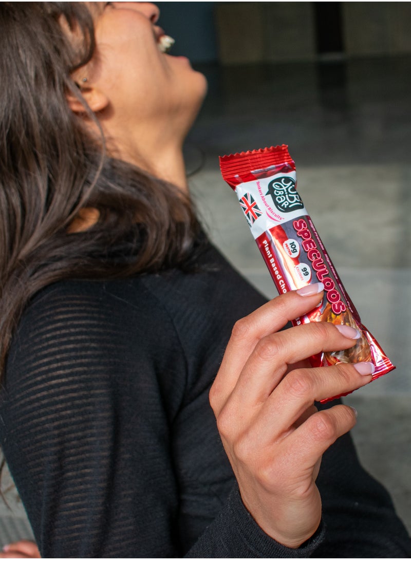 YuBi Bar Yubi Bar Vegan Speculoos Protein Bars – 12 x 35 g (Total 420 g) – 99 Calories, High Protein & Fibre, Low Sugar, Gluten & Dairy-Free Healthy Snack, Made in UK  - Image 2