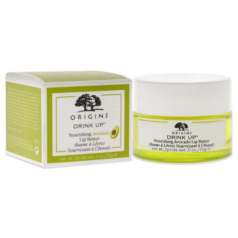 Origins Drink Up Avocado Lip Balm + Treatment | Plumps & Softens Lips | With Plant-Derived Oils & Butters, 0.5 Ounce - Image 3