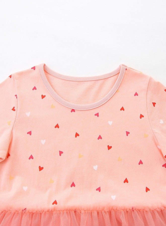warmstraw Baby Girls Summer Dress Tutu Cotton Cute Princess Cartoon Dresses Soft Breathable Clothes Outfit Rabbit Pattern Pink 2-3T - Image 5
