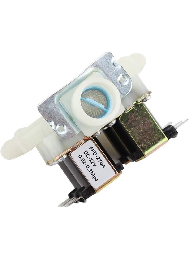 Water Inlet Valve, DC12V DN20 G3/4 inch 1 in 4 Out Plastic Solenoid Valve Electronetic Valve Normally Closed Water Drain Valve - Image 2