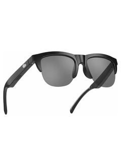 F06 Smart Glasses with Bluetooth, Open-Ear Audio, Microphone, Dual Polarized & Blue Light Filter Lenses, One Size, Unisex – Black