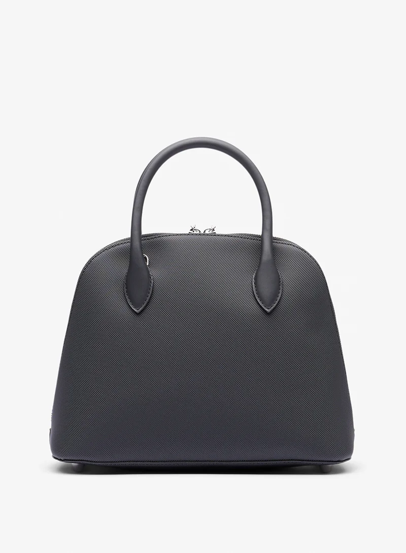 لاكوست حقيبة ساتشيل بمقبض علوي بشعار