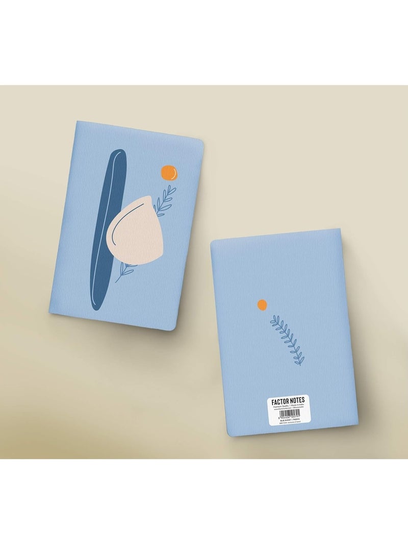 FACTOR NOTES دفتر ملاحظات عادي مقاس A5، سمك 100 جرام لكل متر مربع، 144 صفحة  - Image 4