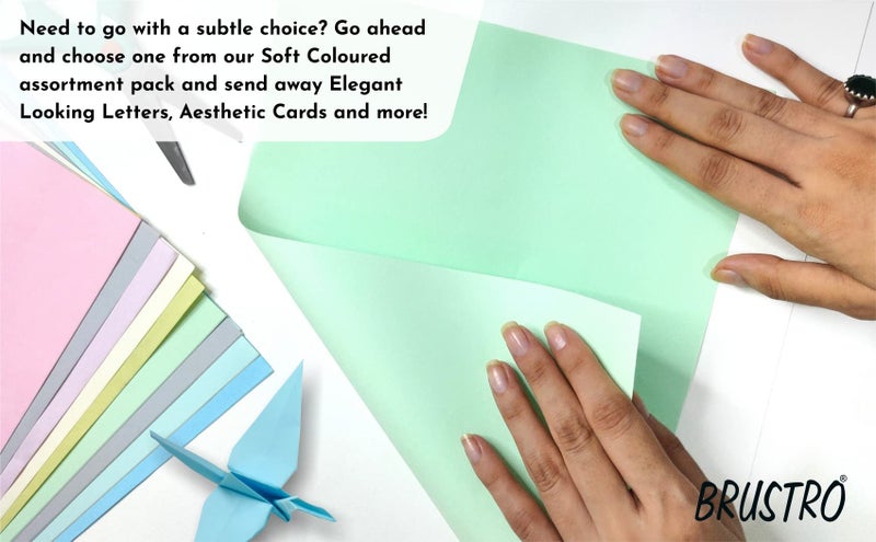 Fabriano Copytinta Coloured Craft Paper A4 Size, 80 GSM, (60 sheets), Pastel Blue Shade (Celeste Chiaro) | Ideal for photocopies, laser, prints, fax, dividers, covers, collages, craft, school, office - Image 5