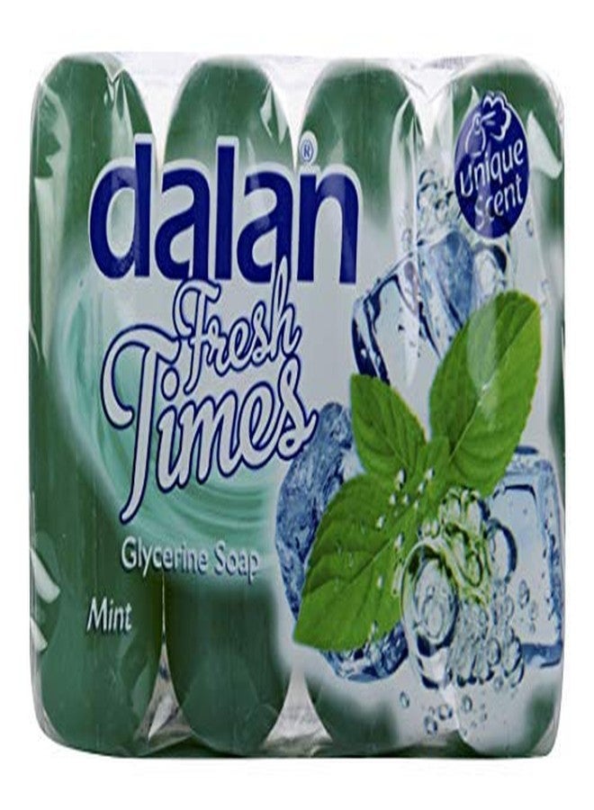 دالان صابون دالان فريش تايمز بالجلسرين - بنكهة النعناع، أخضر، 90 غرام (عبوة من 4 قطع) - Image 4