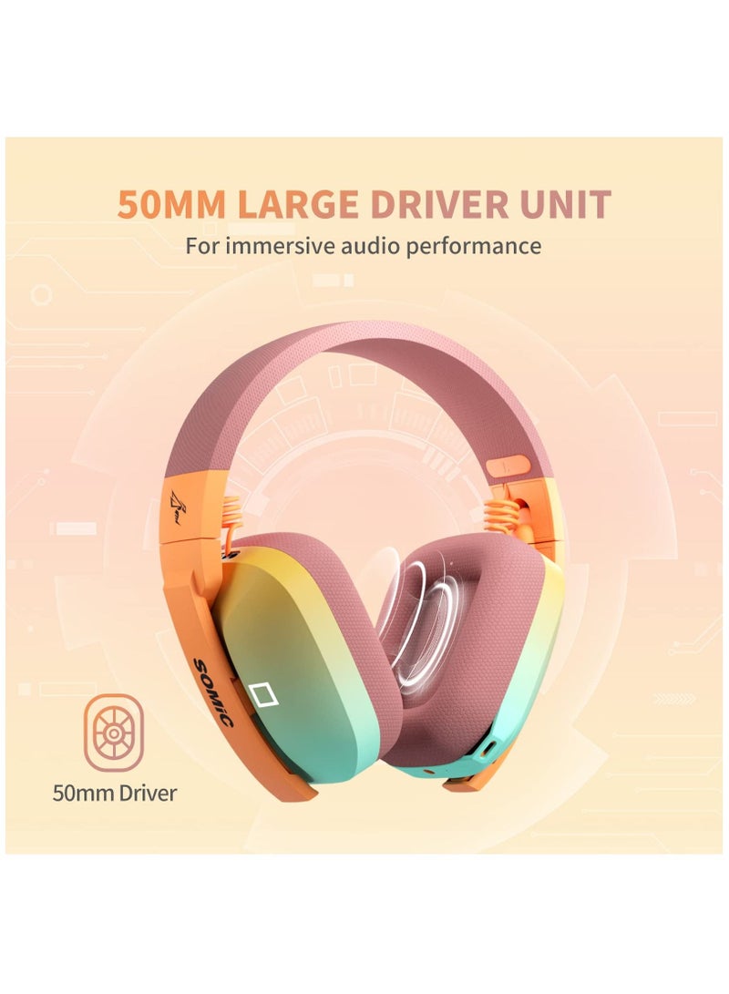 Somic G810 Wireless Headset 2.4G for PC PS4 PS5 Laptop - Image 3