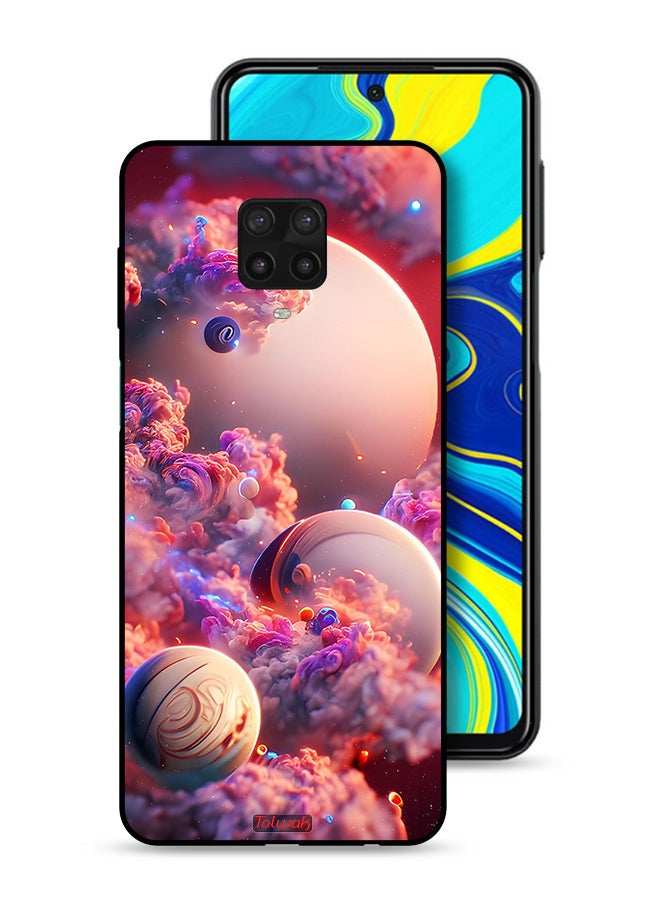 Tolwak Xiaomi Redmi Note 9 Pro Protective Case Cover Clouds Abstract Art  - Image 1