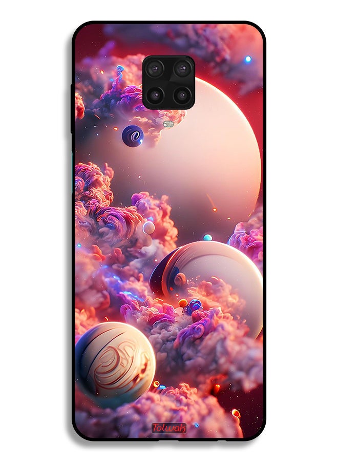 Tolwak Xiaomi Redmi Note 9 Pro Protective Case Cover Clouds Abstract Art  - Image 2